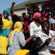 Gambians celebrate the victory of opposition coalition candidate Adama Barrow